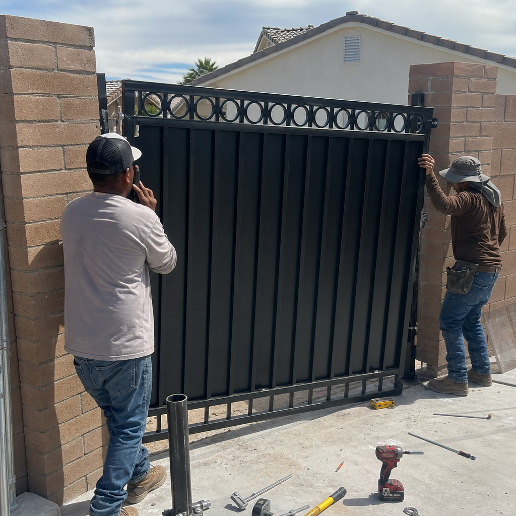 Gate installation by professionals